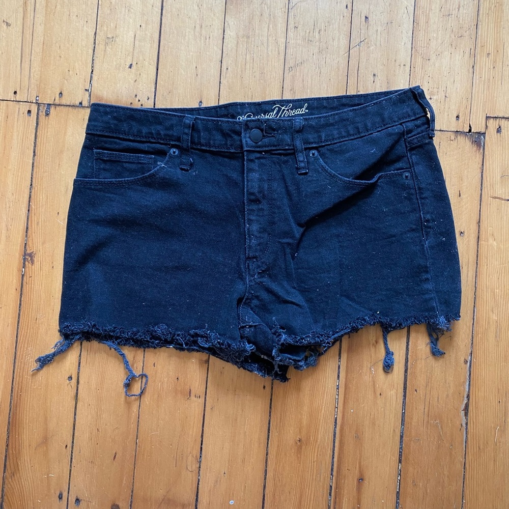 Universal Thread High Waisted Black Shorts Size 12